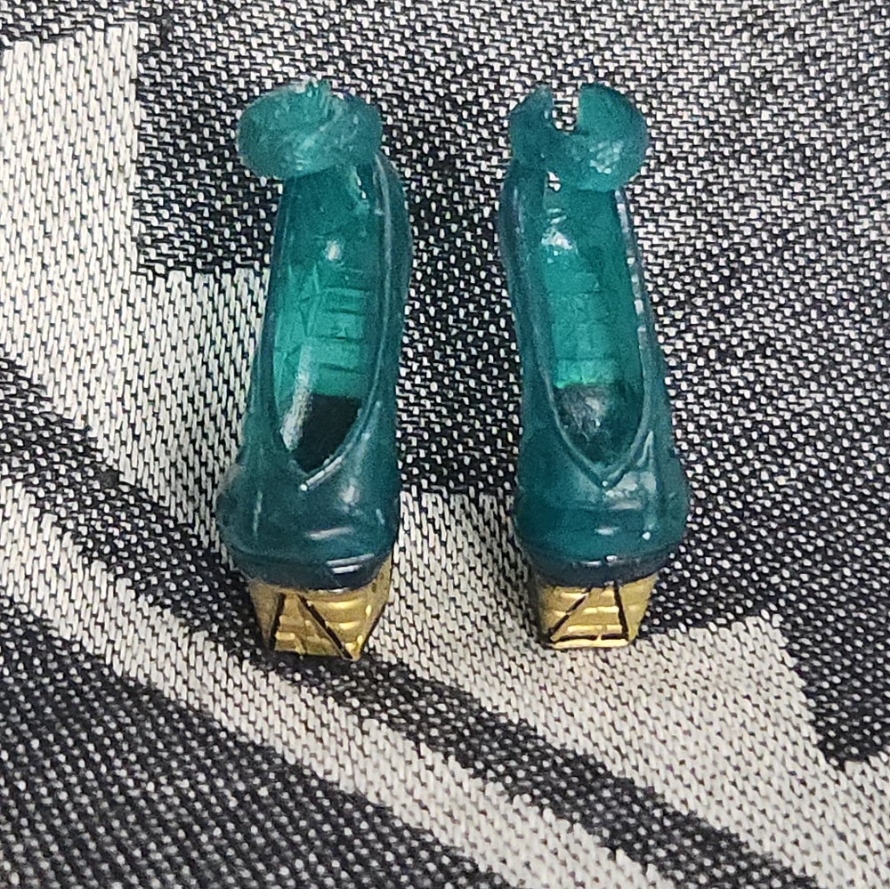 Monster High Ghouls Rule Cleo De Nile Gravity Heels Shoes Replacement X3718